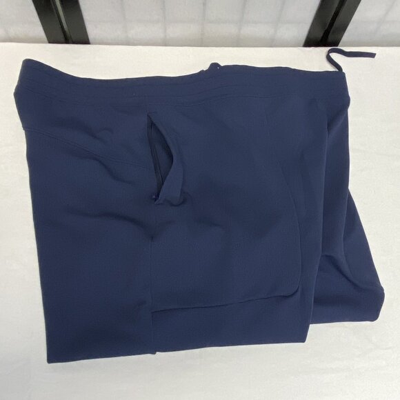 All in Motion Waffle Knit Zip Pocket Drawstring Waist Jogger Navy NWT XXL - Picture 9 of 12